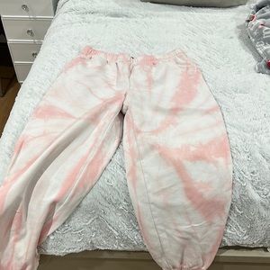 Pink Tye Die Sweatpants